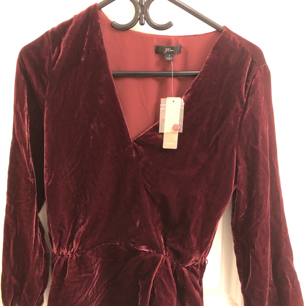 JCrew Velvet Top